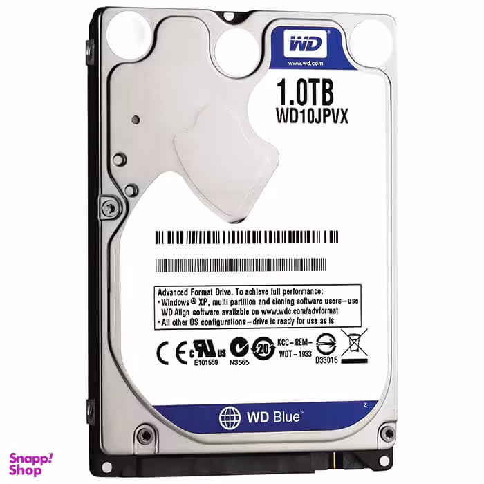 هارد دیسک اینترنال لپ تاپ وسترن دیجیتال بلو مدل WD10JPV