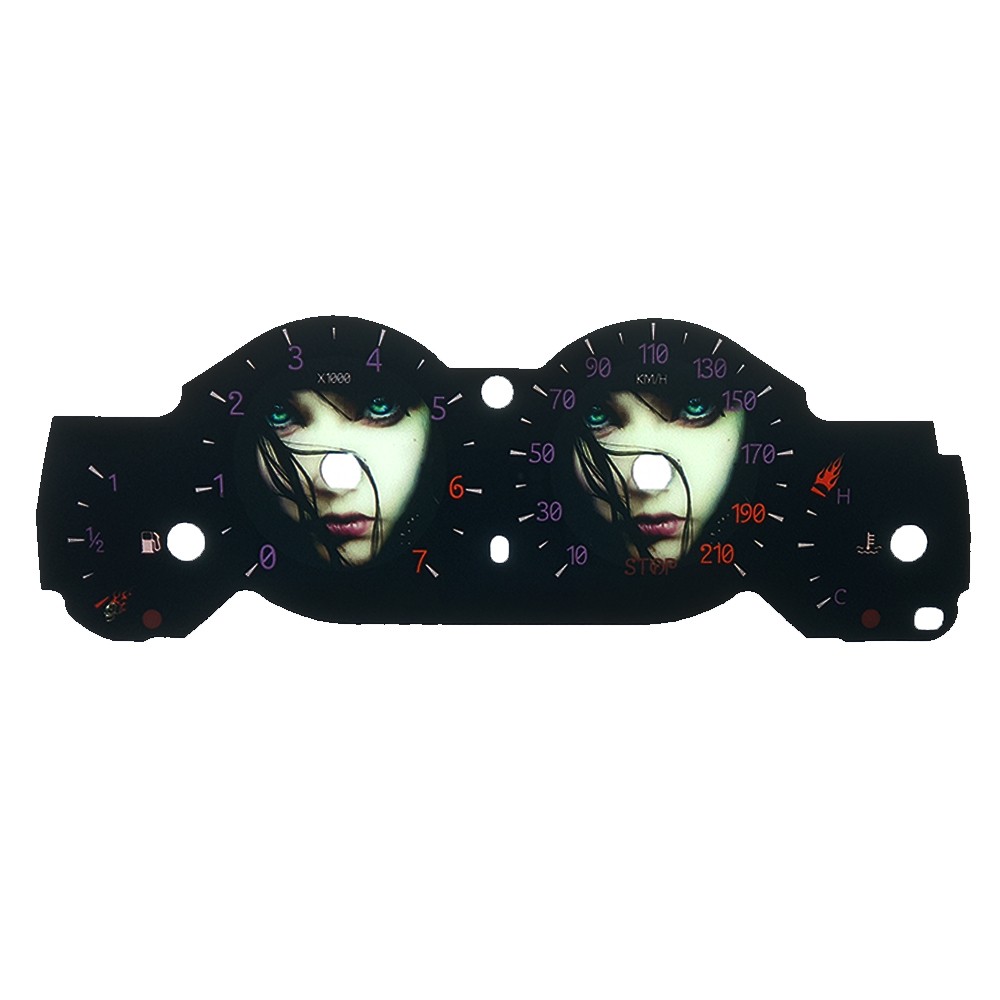 صفحه کیلومتر اسپرت پژو 206 رانا و 207 با کیلومتر 206 مدل 10