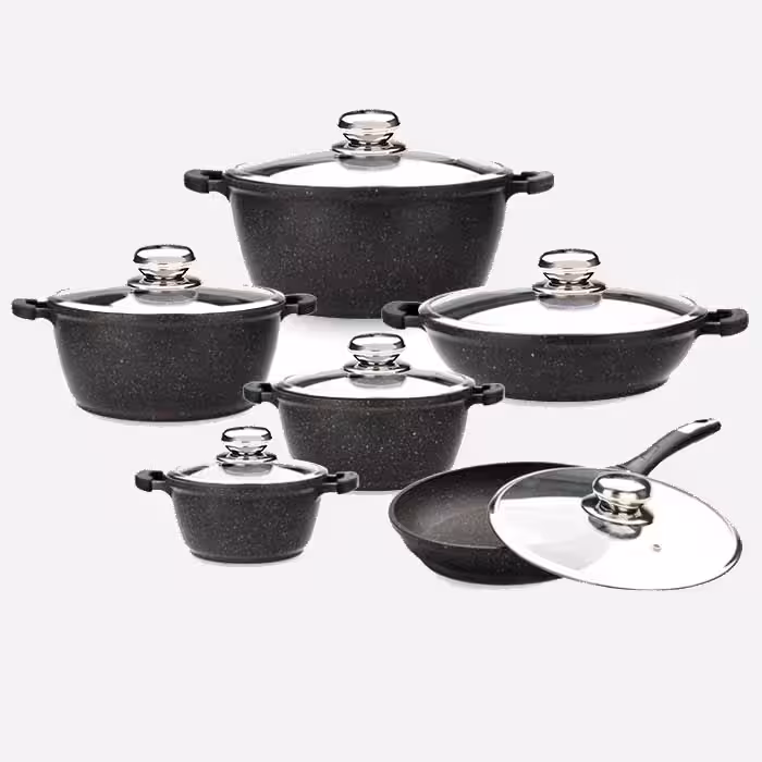 سرویس قابلمه 12 پارچه گریپ زرساب RP-7600