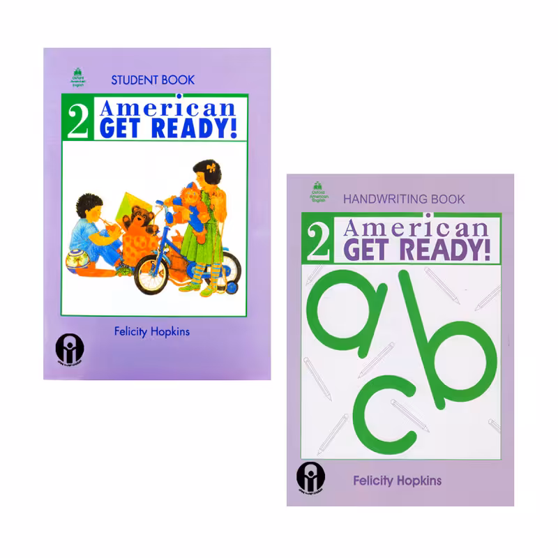 کتاب American Get Ready 2 اثر Felicity Hopkins انتشارات الوندپویان دو جلدی
