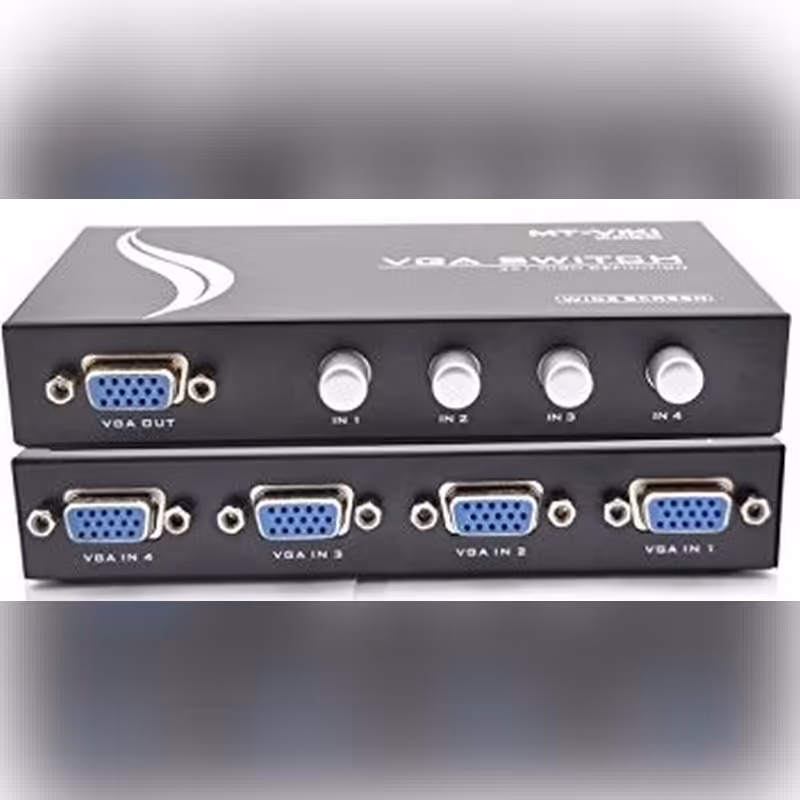 دیتا سوییچ 4 به 1 پورت VGA مدل MT-VIKI    