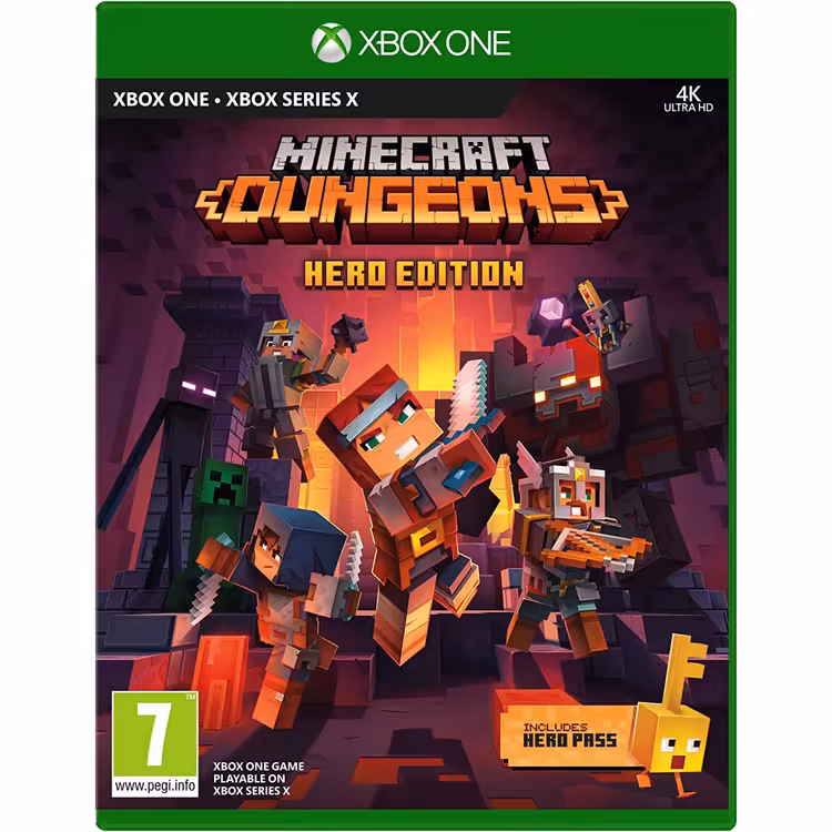 خرید دیسک بازی Minecraft Dungeons نسخه Hero برای XBOX با بهترین قیمت