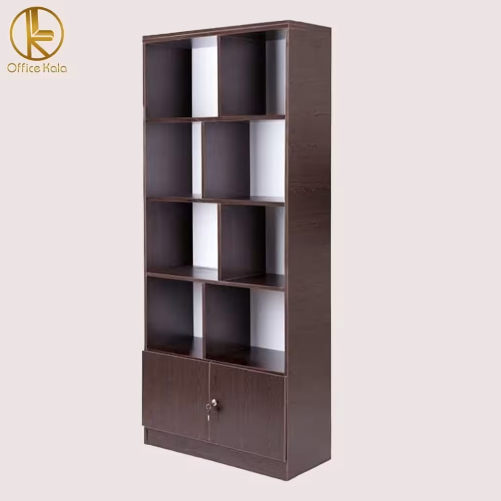 کتابخانه و جا پرونده ای چوبی اداری آفیس کالا