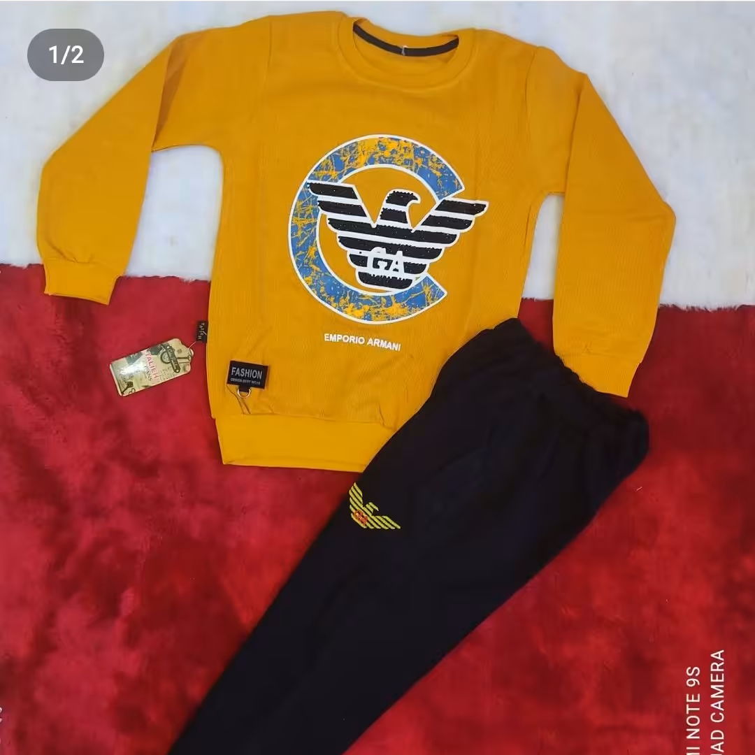 ست بلوز شلوار پسرانه.بلوز کبریتی شلوار نخ پنبه دم پا کش.