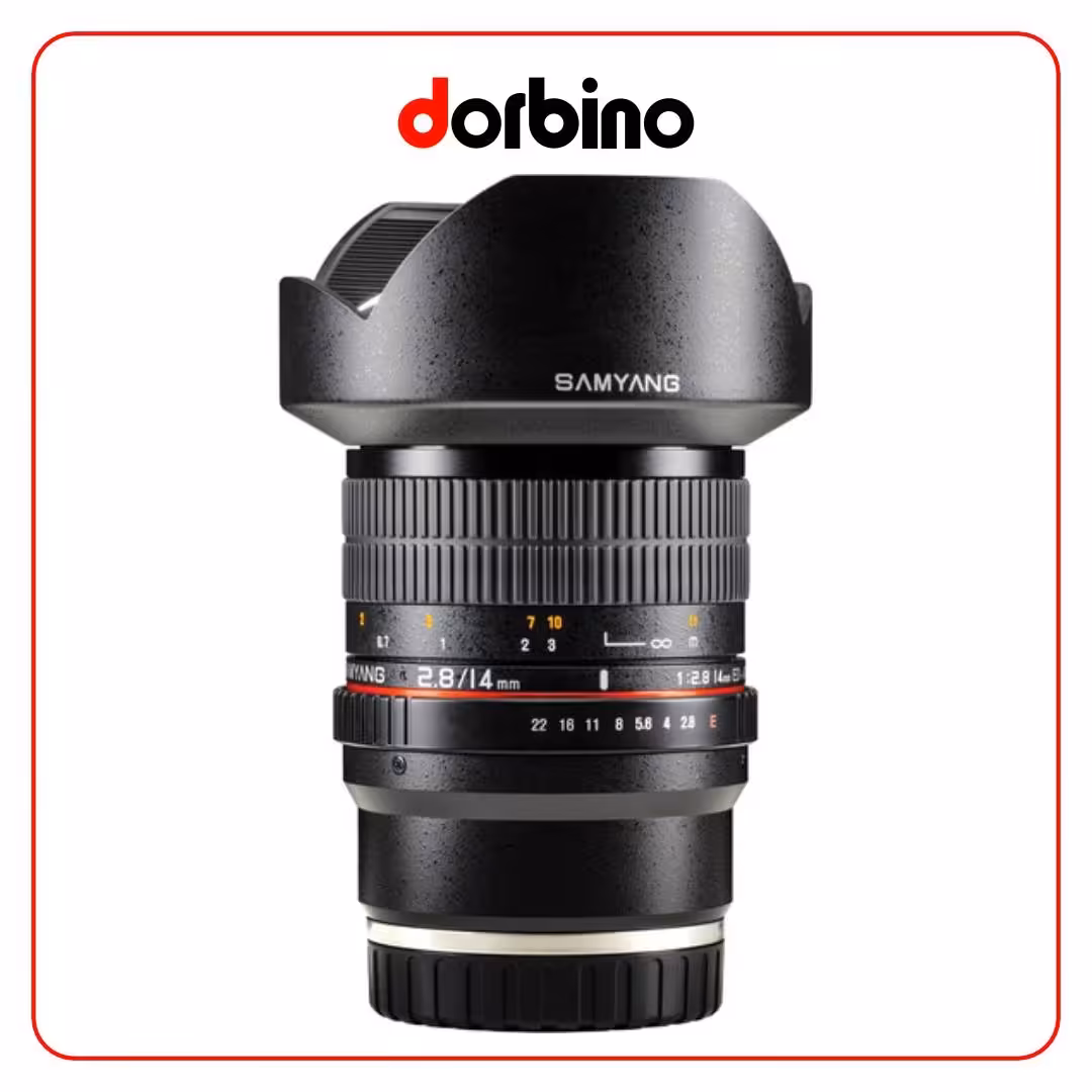 لنز سامیانگ Samyang 14mm f/2.8 ED AS IF UMC Lens for Sony E Mount - فروشگاه دوربین دوربینو