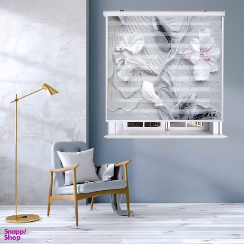 پرده زبرا زیو کد 3D1453 سایز 150x200 سانتی متر