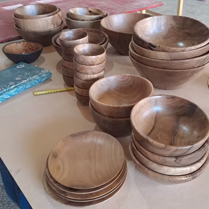 ظرف چوبی ...کاسه 