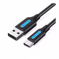 کابل شارژ USB 2.0 به Type-c ونشن مدل COK طول 0.25 متر