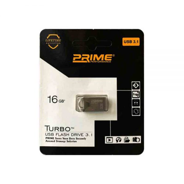 Flash Drive Prime Turbo USB 3.1 16GB | فلش مموری فلزی پرایم
