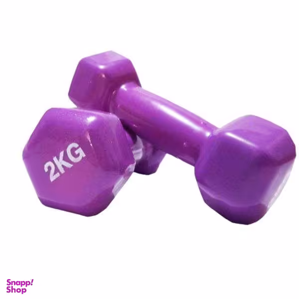 دمبل رکورد مدل 002 وزن 2 کیلوگرم بسته 2 عددی