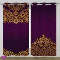 پرده مخمل رنس مدل C33-50258 ارتفاع 290 سانتی متر