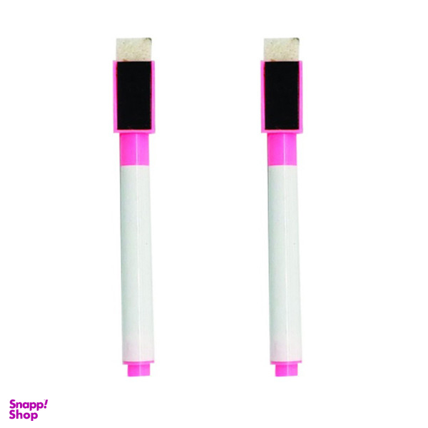 ماژیک وایت برد مدل مغناطیسی پاک کن دار بسته 2 عددی