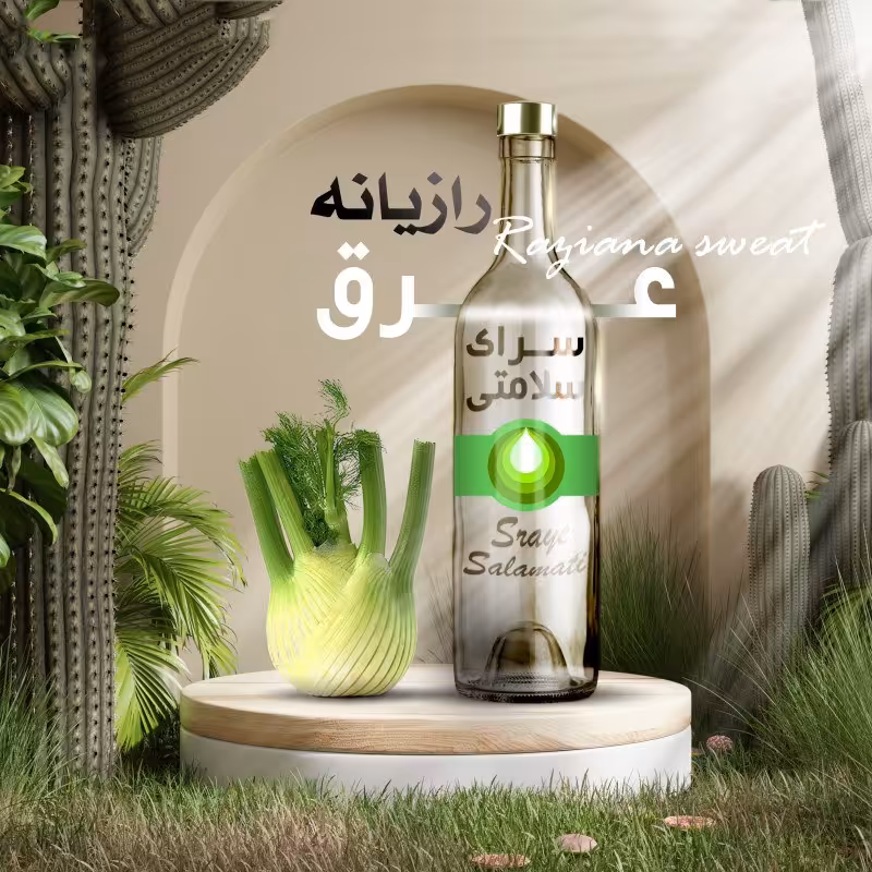 عرق رازیانه (یک لیتری)