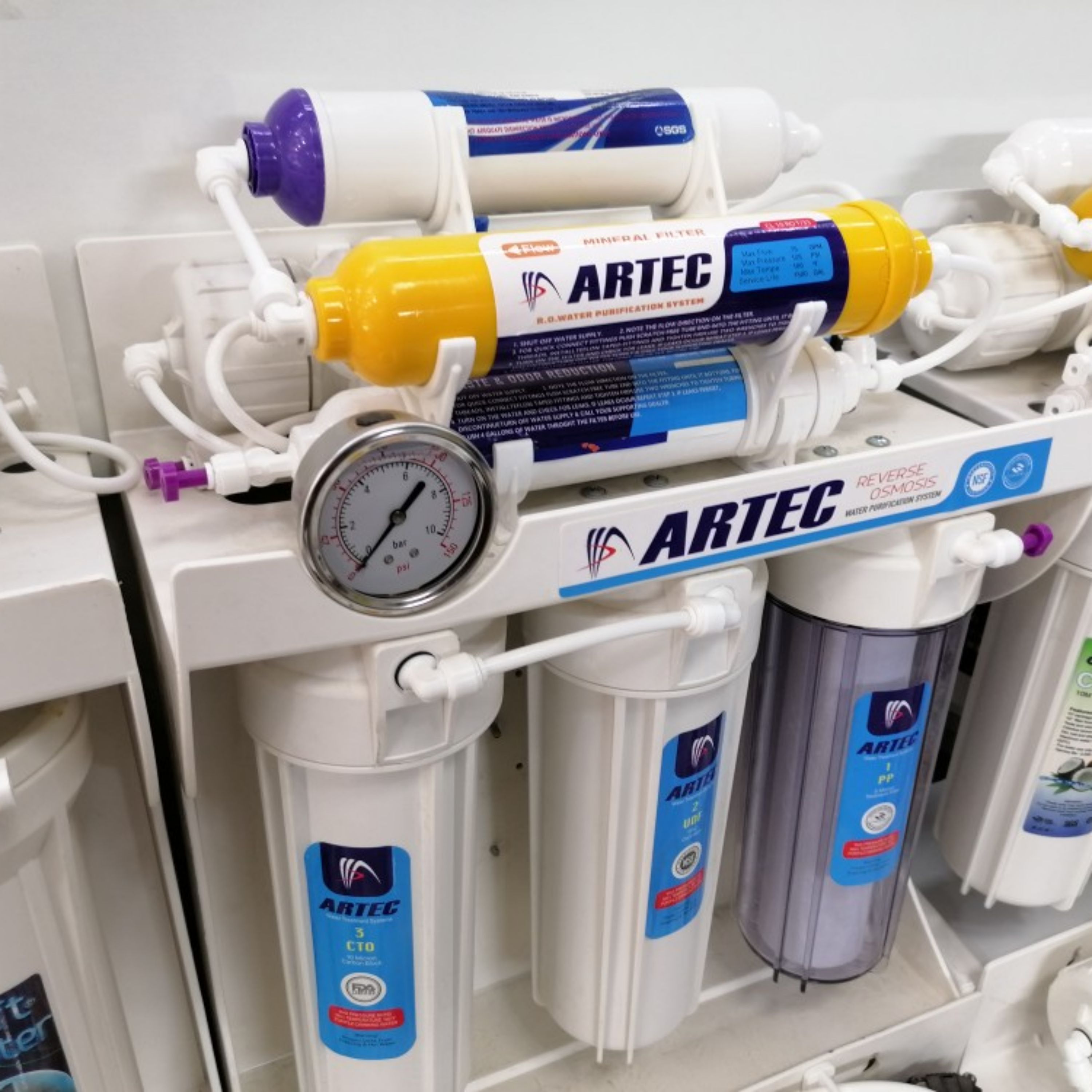 آب شیرین کن تصفیه آب آبشیرین کن 8مرحله آرتک تصفیه