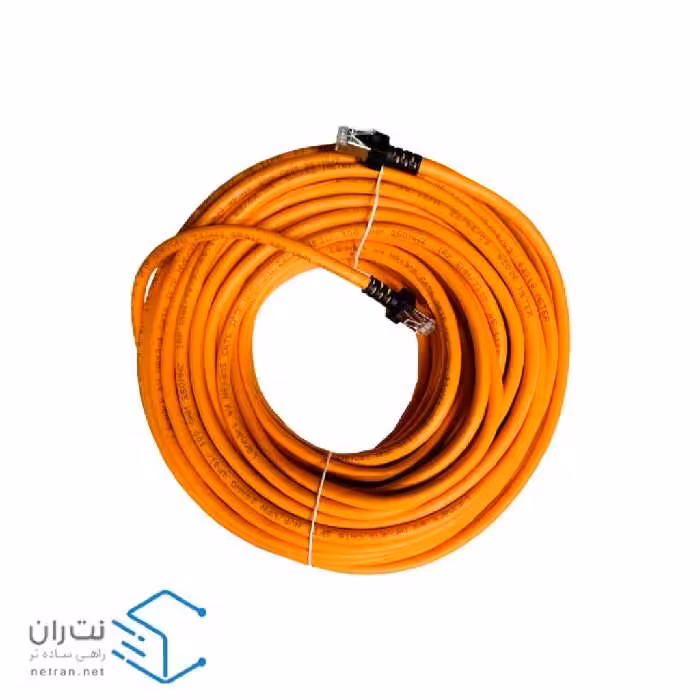 پچ کورد نگزنس (کابل لن) Cat6 SFTP روکش PVC نارنجی 25 متری