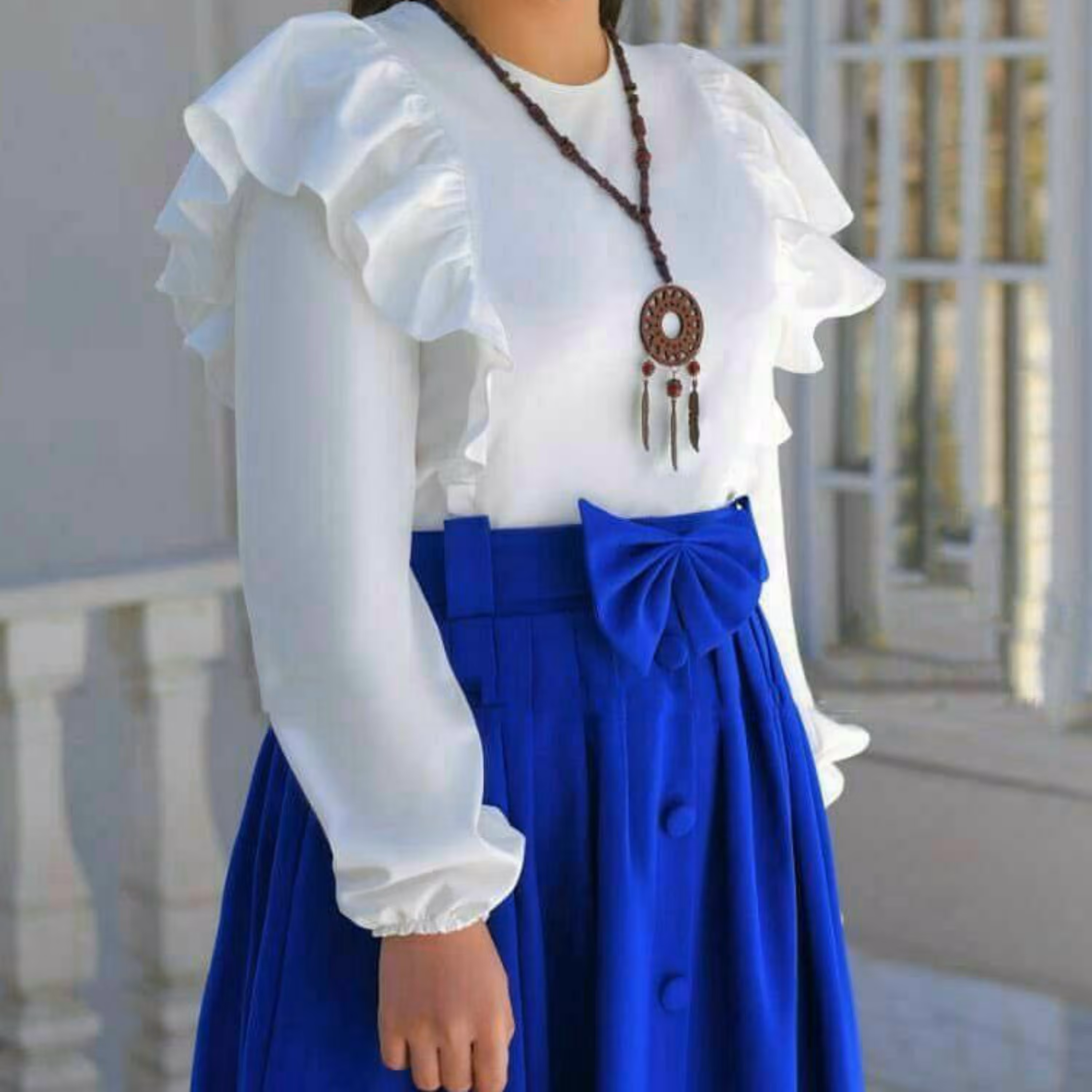 شومیز و دامن ملینا ارسال رایگان 