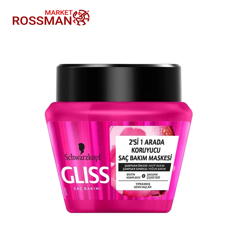 ماسک مو گلیس Gliss مدل Supreme Length حجم 300 میلی لیتر