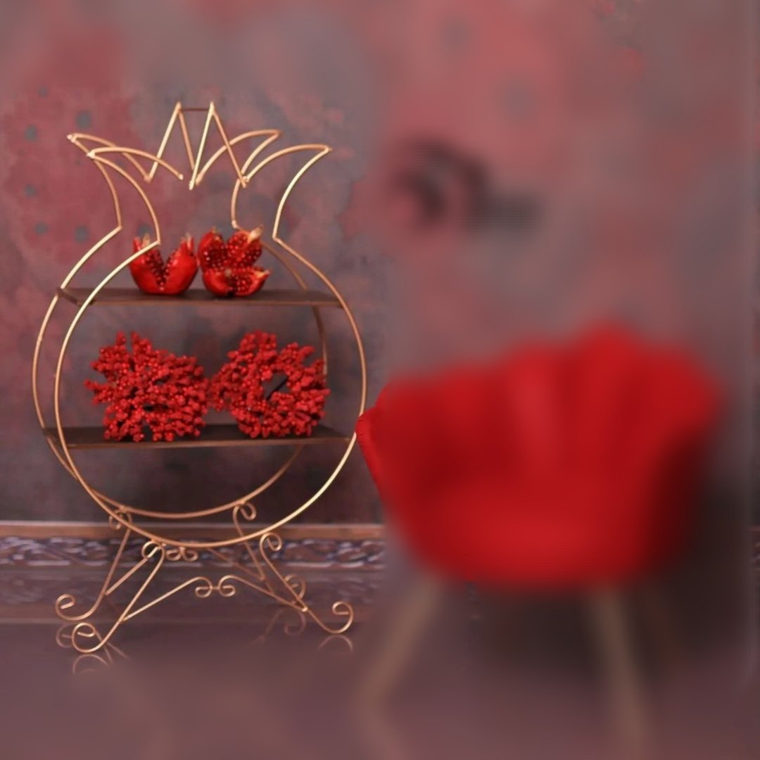 استند فلزی انار