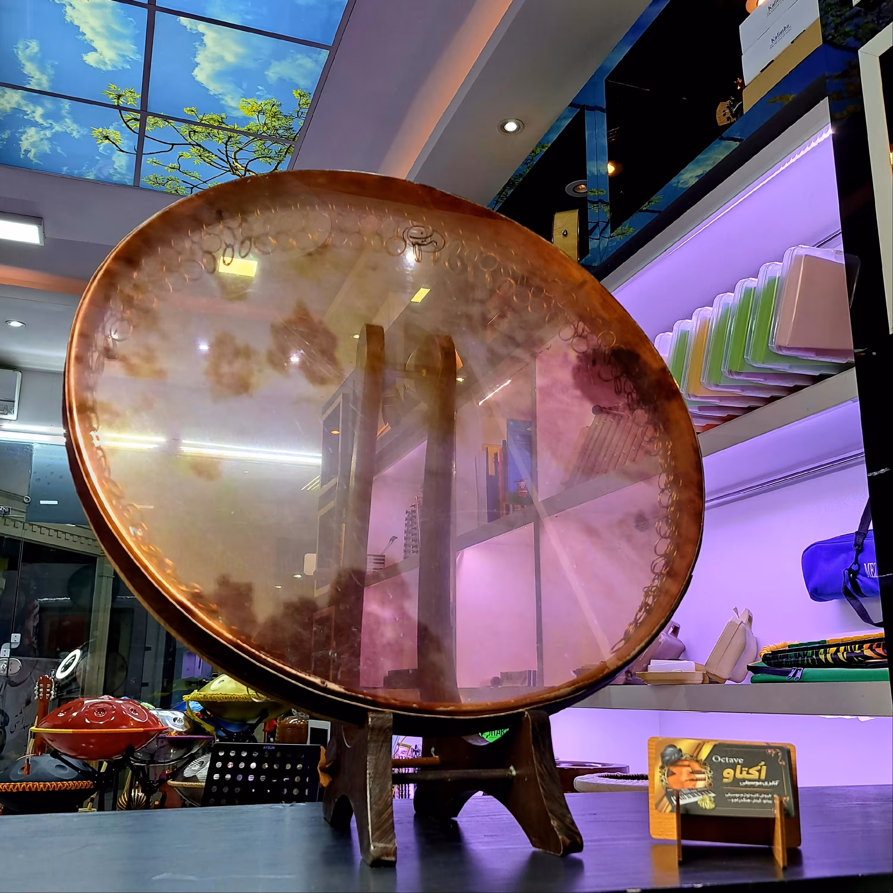 دف دستان شفاف با کاور اشانتیون