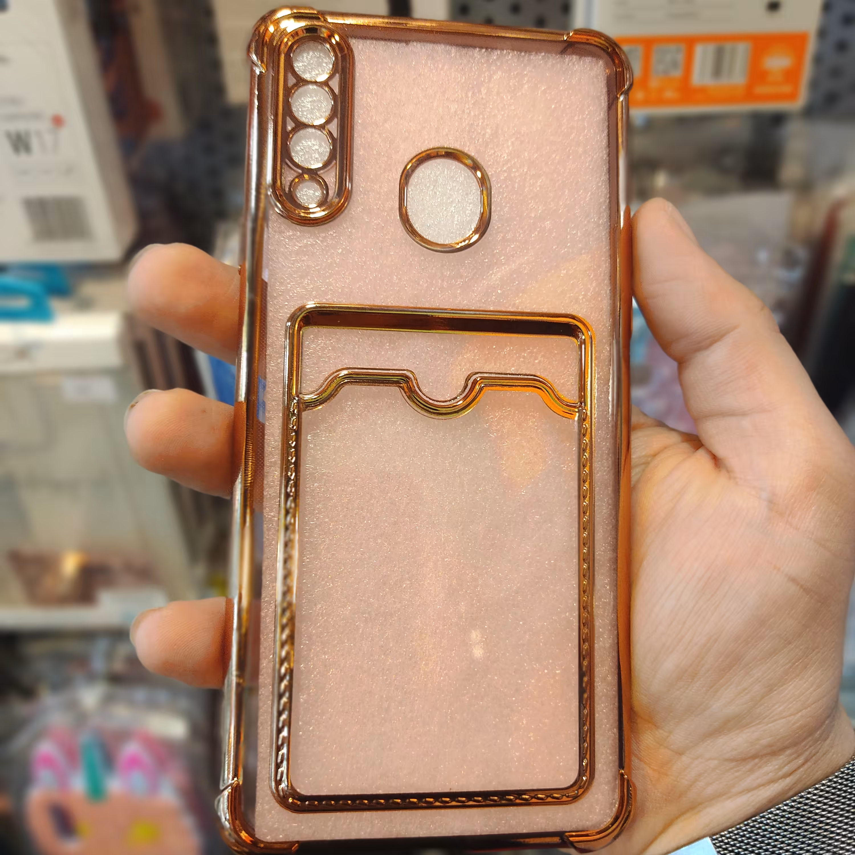 کاور دور طلایی جا کارتی دار نوت 9 اس-a20 اس- A32 فورجی