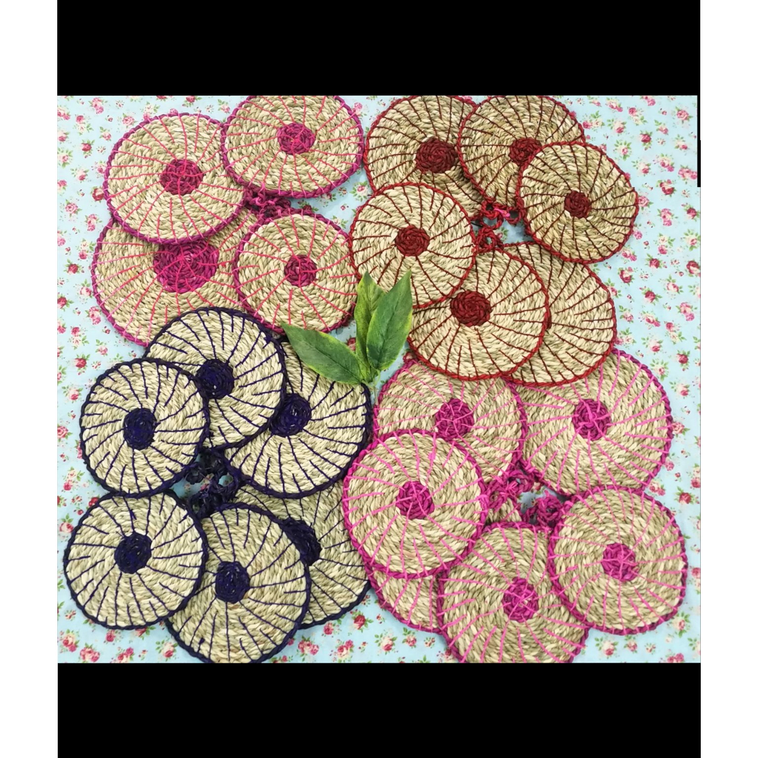 زیرقابلمه ای حصیری 3تیکه