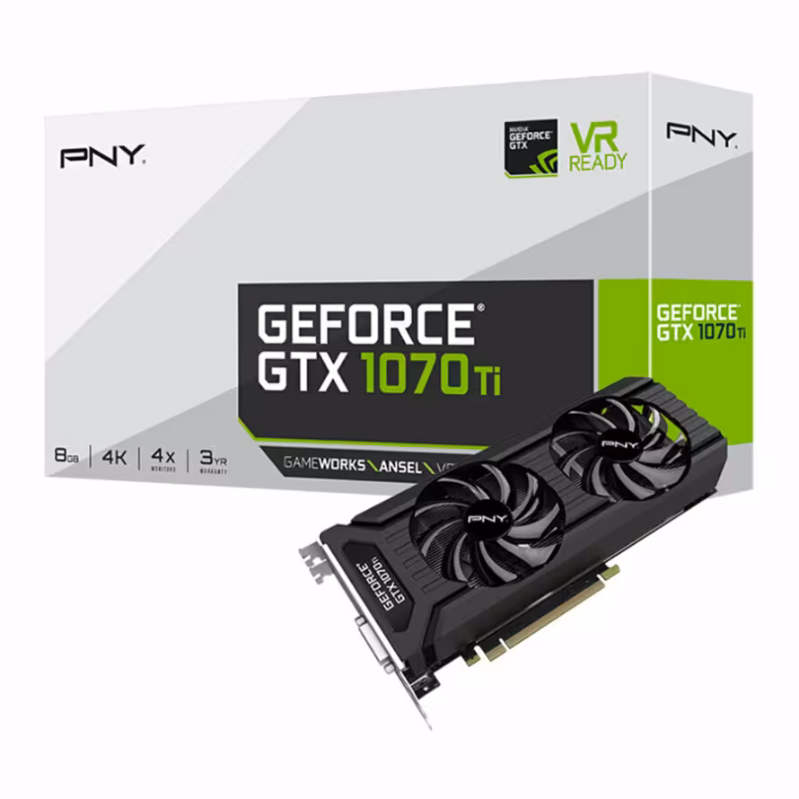 کارت گرافیک پی ان وای GeForce GTX 1070 Ti 8GB