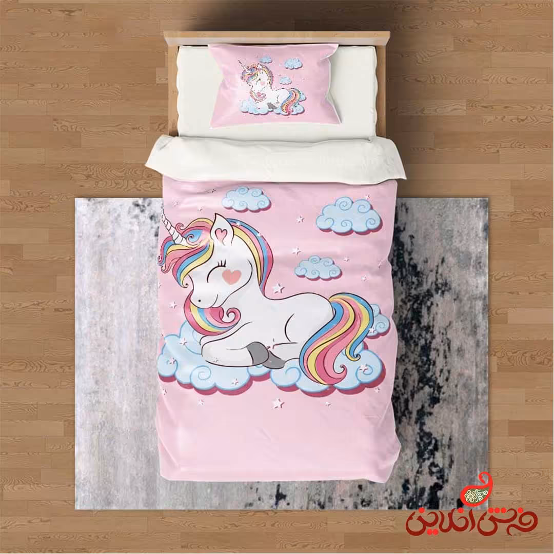 روتختی طرح اسب تک شاخ کد 2956