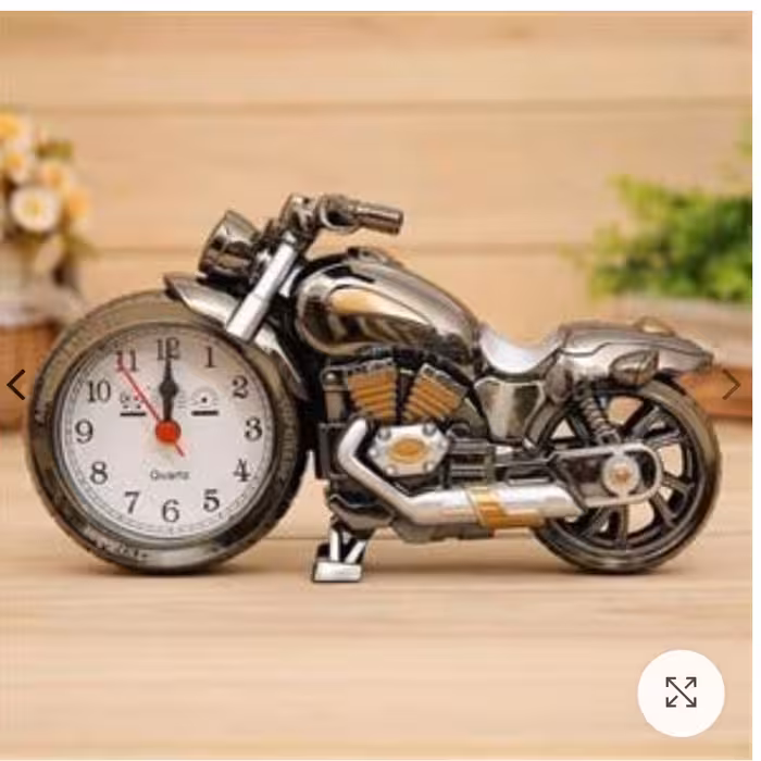 ساعت رو میزی طرح موتور motorclock
