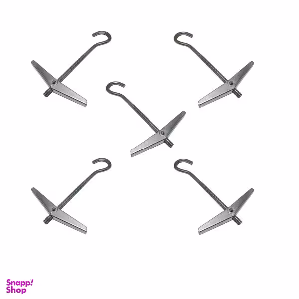 قلاب پروانه ای مدل P-100-5 بسته 5 عددی