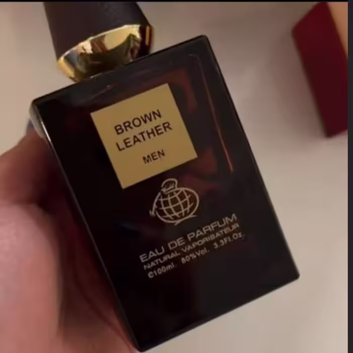 عطر ادکلن براون لدر مردانه فرگرانس ورد گرم تلخ و تند 
