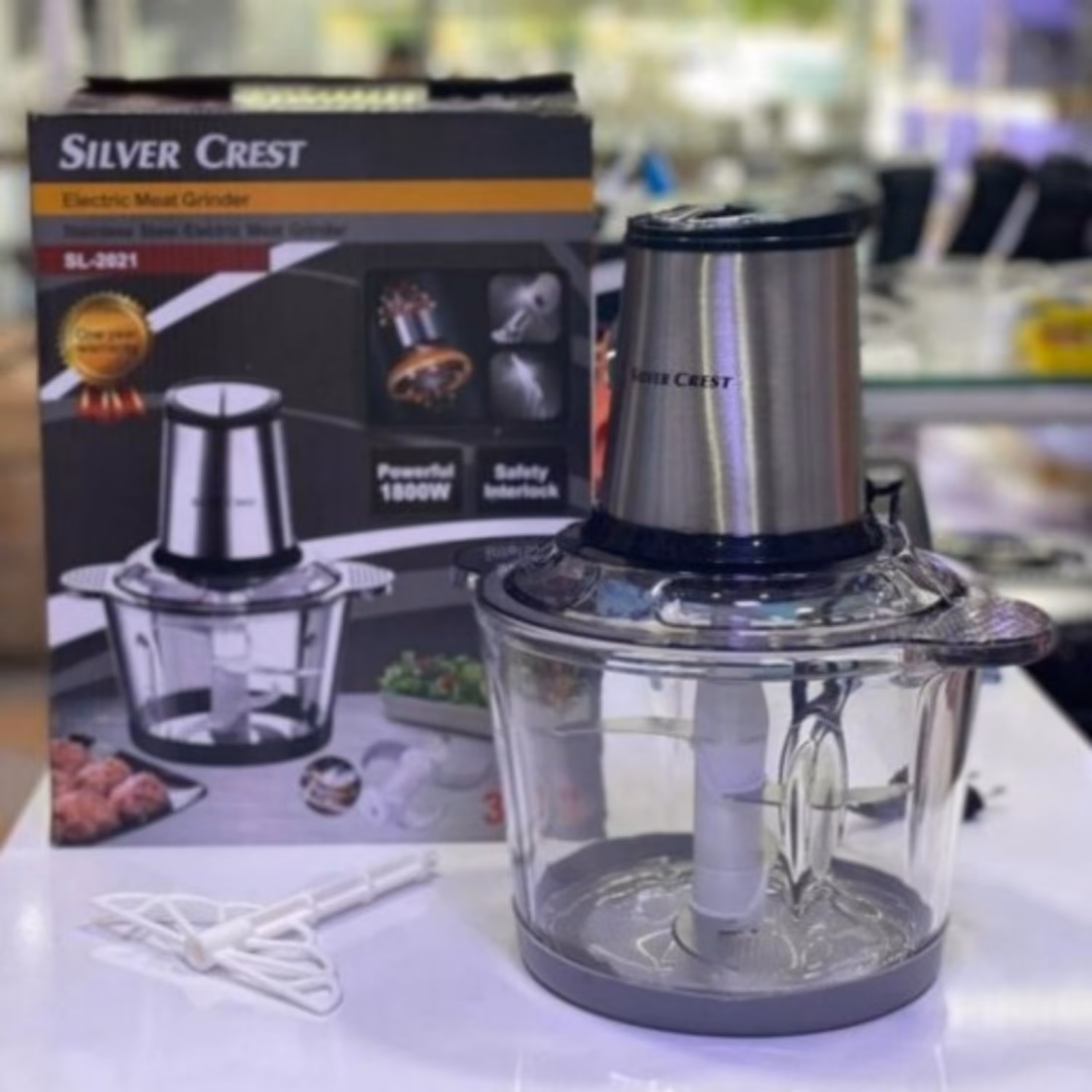 خردکن 3 لیتری سیلورکرست کاسه شیشه 3 سرعته ارسال رایگان