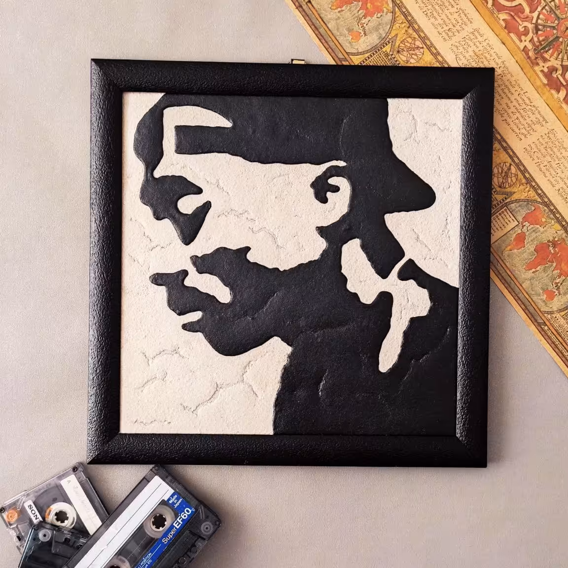 تابلو دکوراتیو طرح چهره