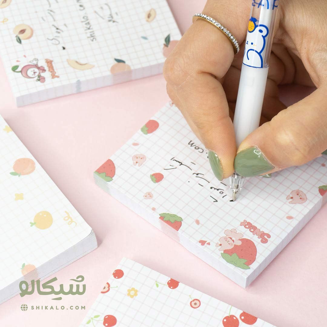 استیک نوت میوه ای