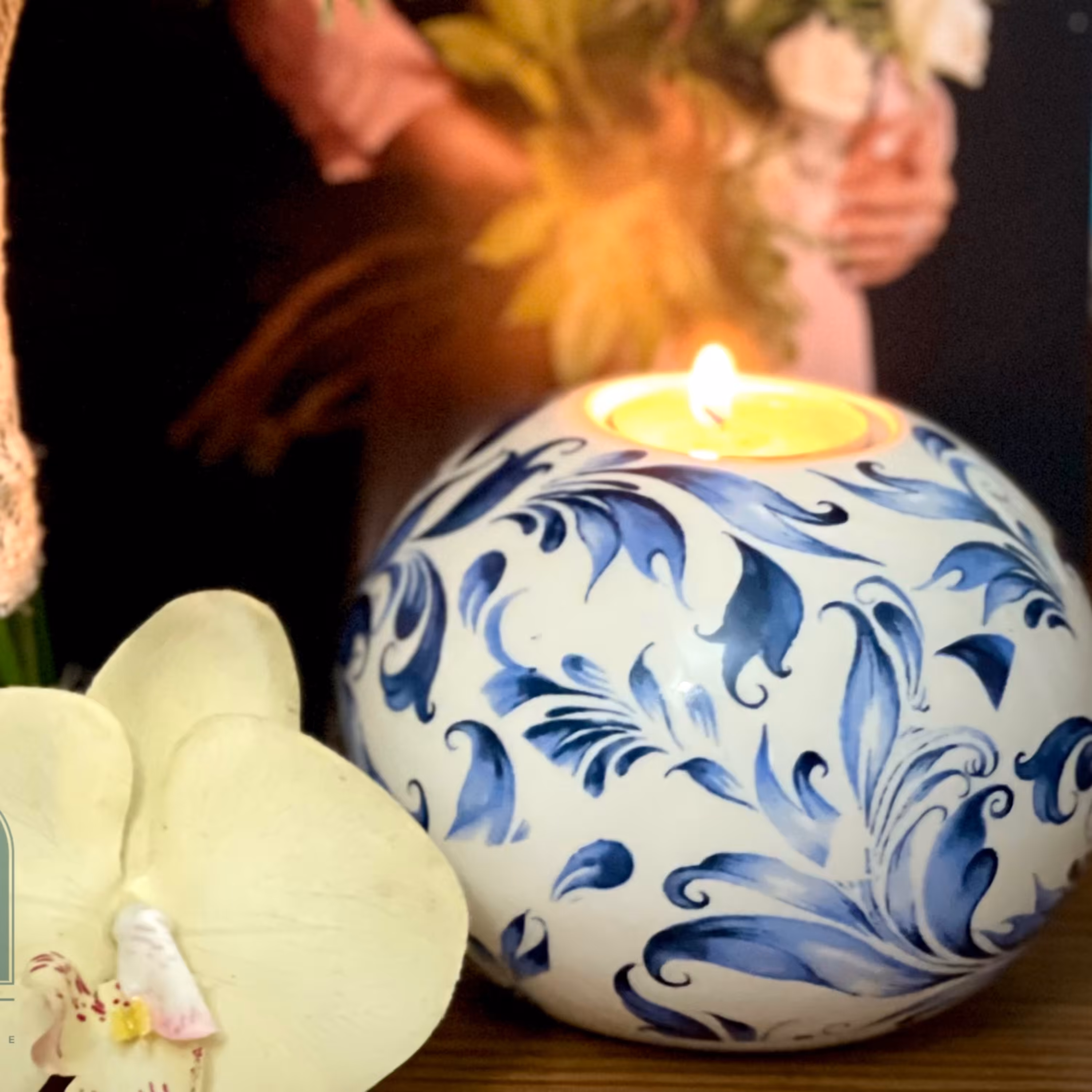 جا شمعی سرامیکی