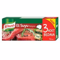 عصاره گوشت کنور 12 عددی Knorr