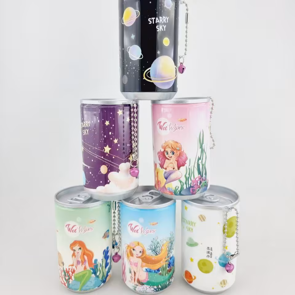 دستمال مرطوب قوطی فانتزی