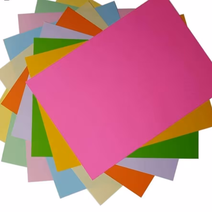 کاغذ رنگی a3 بسته 10 رنگ روغنی یک رو