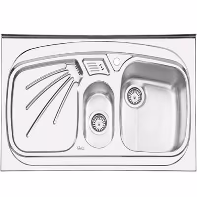 سینک ظرفشویی 1012 روکار ایلیا استیل