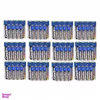 باتری قلمی و نیم قلمی کملیون مدل super heavy duty بسته 96 عددی