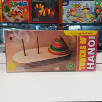 بازی فکری برج ها هانوی گروه سنی +5 مجوعه بازی فکری زاغک (آوای باران) 
