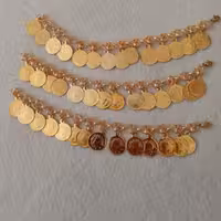 دستبند سکه رنگ ثابت