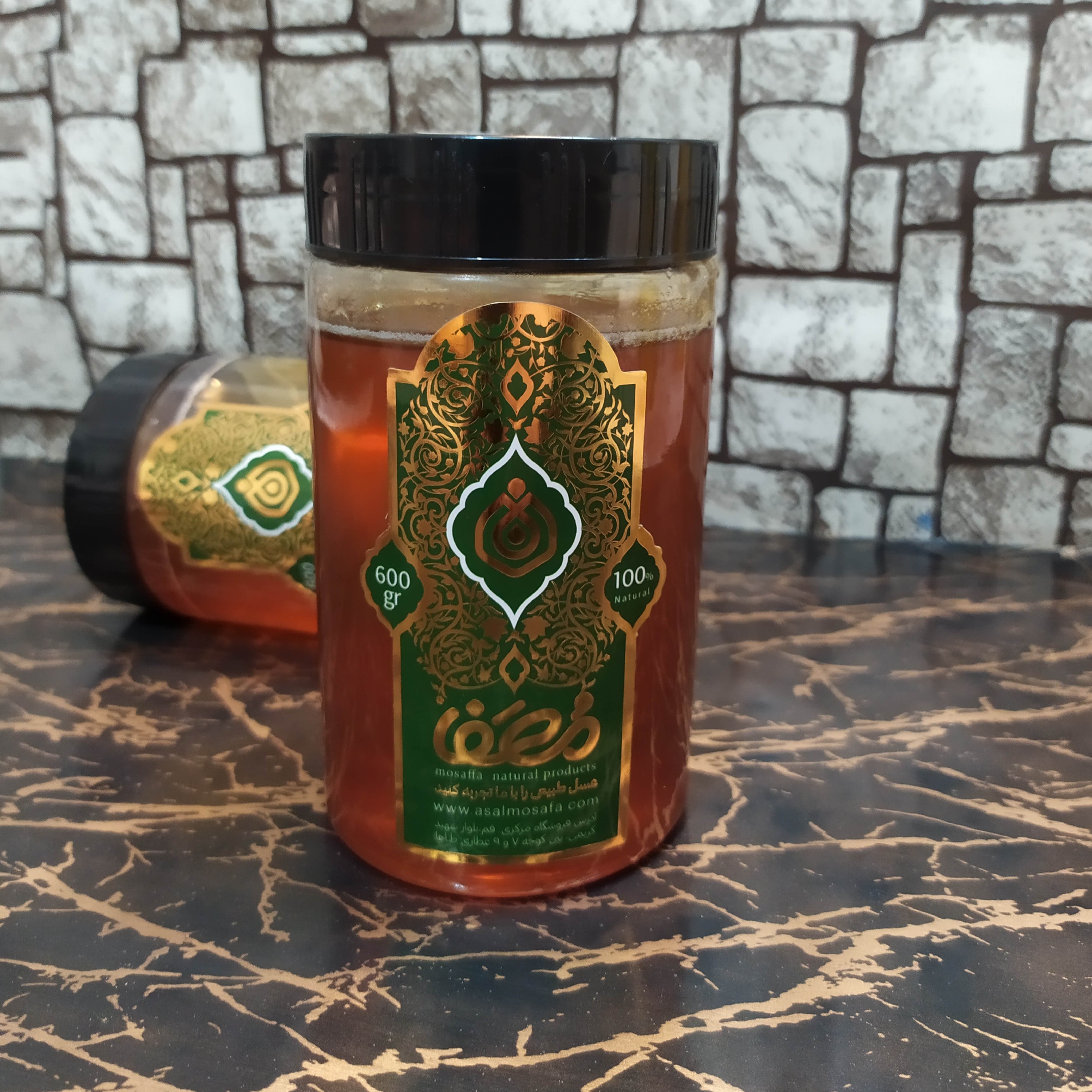 عسل طبیعی کنار سدر مصفا ممتاز و خالص (600 گرمی)