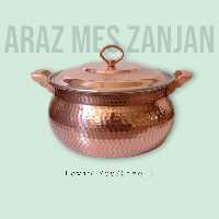 قابلمه مسی(تیانچه شکمی سایز 3 نوین مس زنجان) چهارنفره