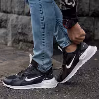 کفش ورزشی Air Max مشکی سفید مردانه مدل Rasin