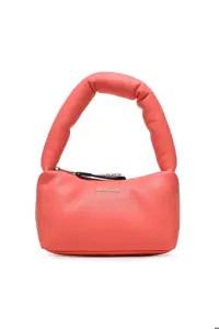 کیف شانه ای قرمز زنانه شودر دختر TJW اورجینال Tommy Hilfiger