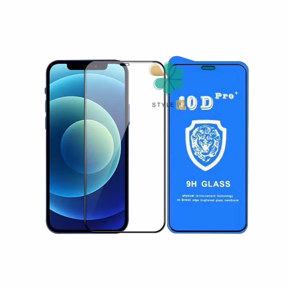 گلس تمام صفحه گوشی ایفون Apple iPhone 12 مدل 10D Pro