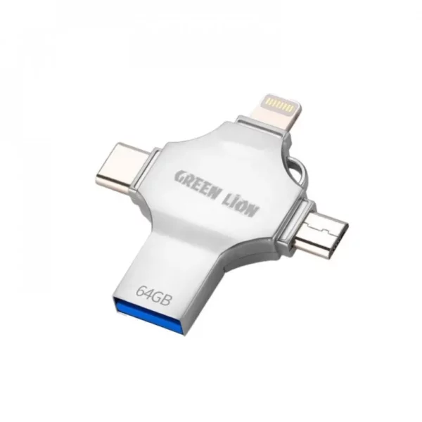 خرید و قیمت فلش مموری 4 در 1 گرین لاین - کی ام کالا