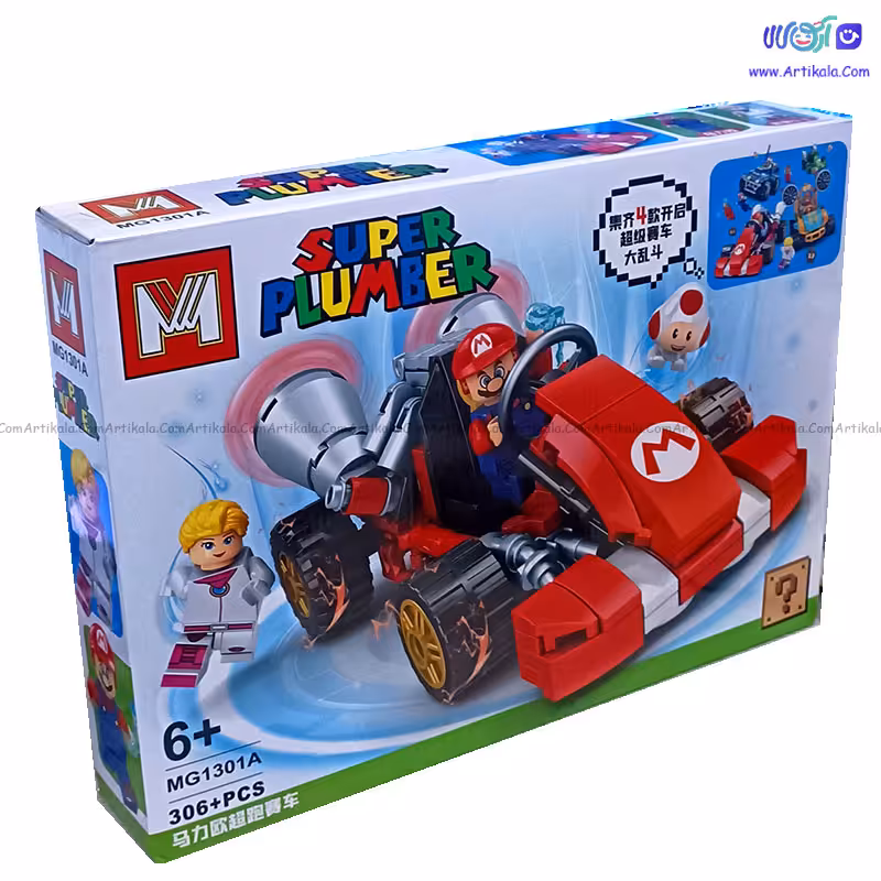 لگو سوپر ماریو و ماشین مسابقه مدل MG1301A