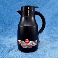 فلاسک شیشه دار  1 لیتر رگال REGAL استیل مشکی