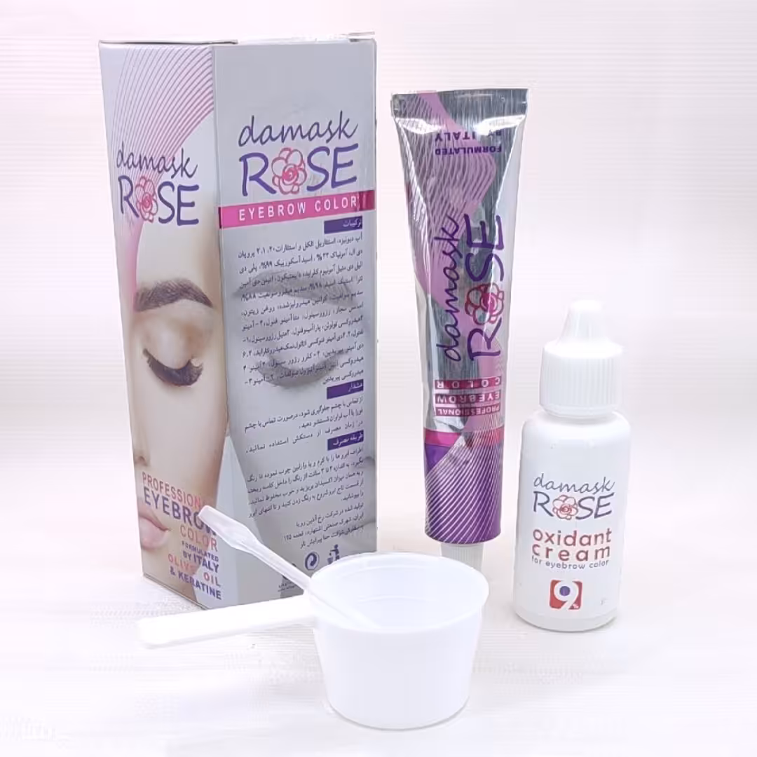 رنگ ابرو داماسک رز حجم 30 میل